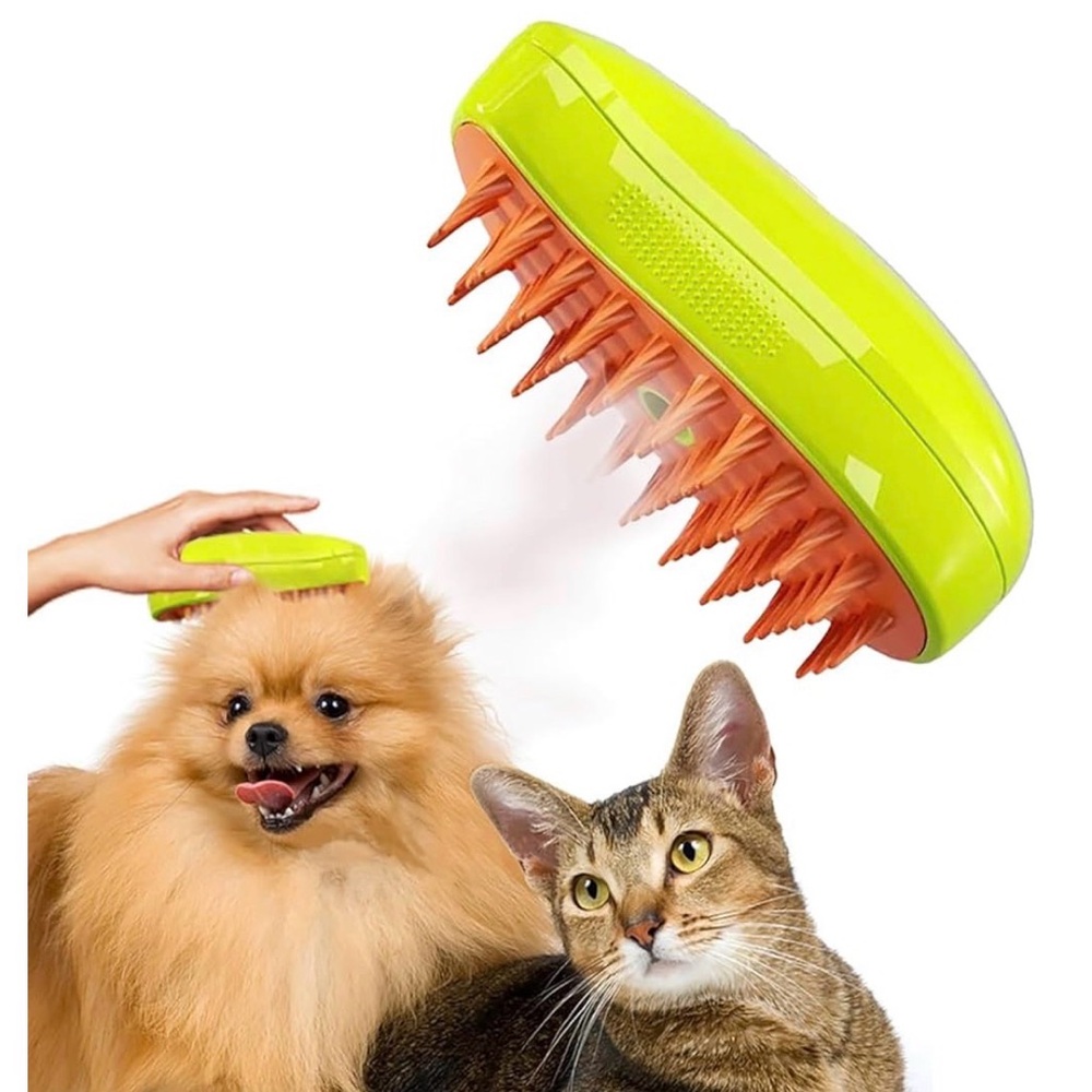Pet Steam Brush for Cats & Dogs